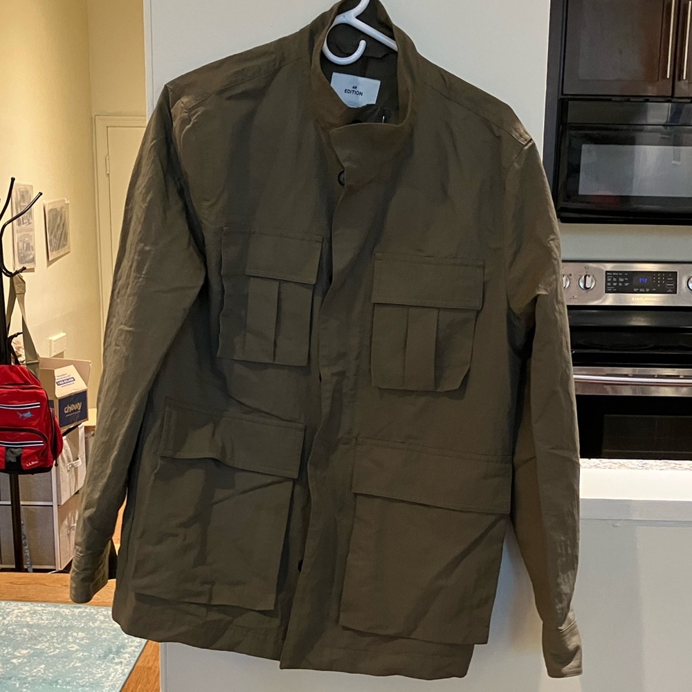 Olive Green Lightweight Field/Military Jacket H&M Edition